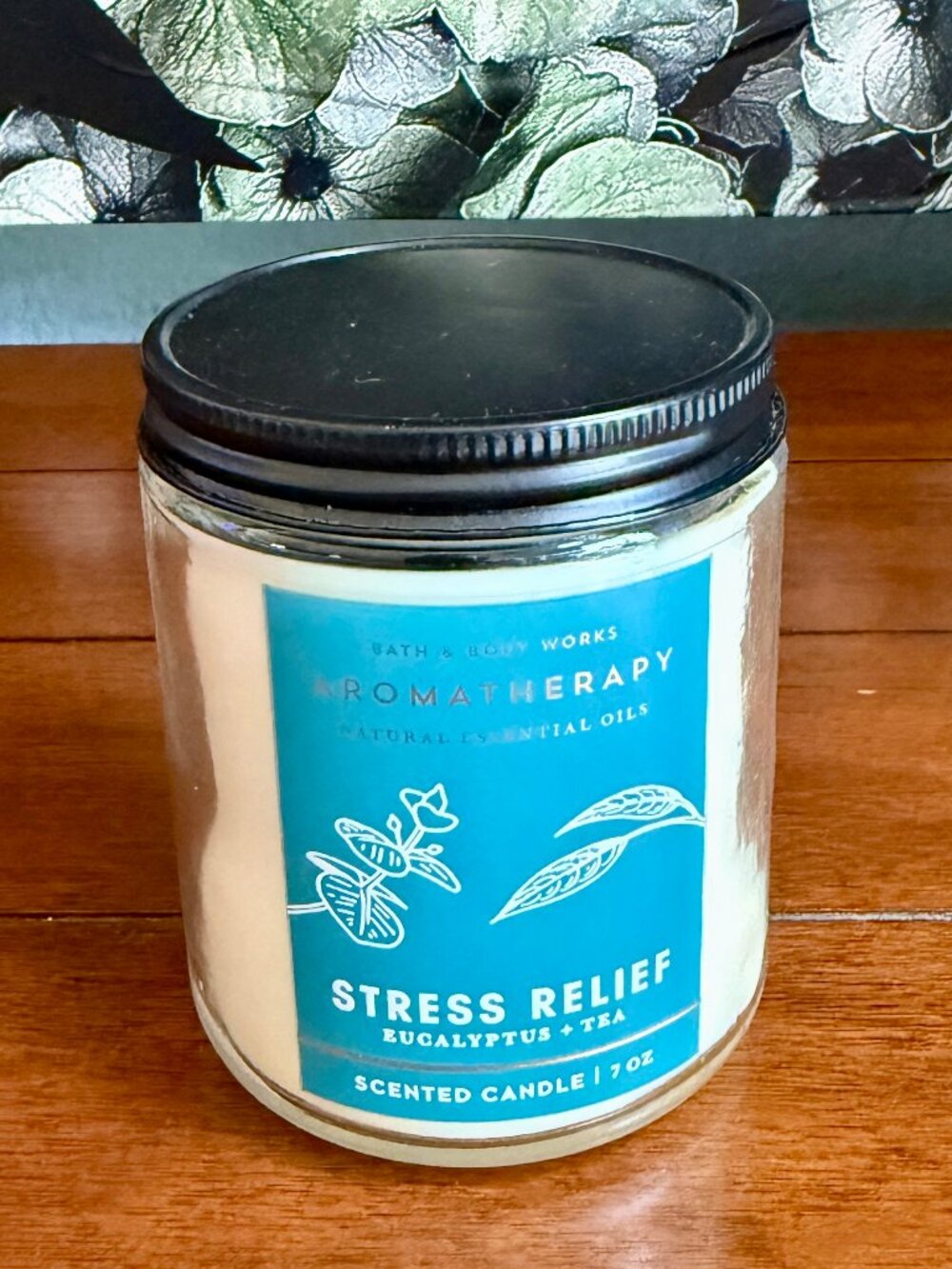 NEW EUCALYPTUS TEA Single Wick Candle Bath & Body Works